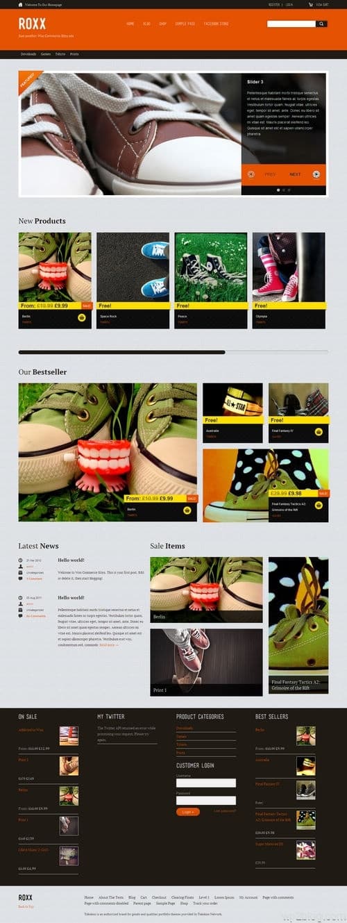 Roxx WordPress Theme