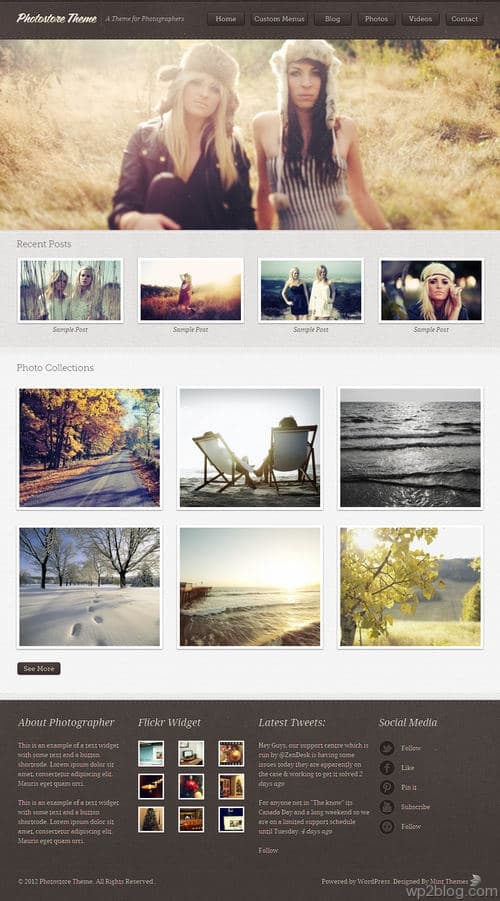 Photostore WordPress Theme