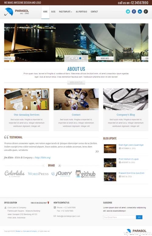 Parasol WordPress Theme