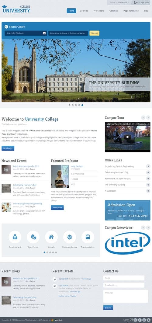 Education Academy WordPress Theme