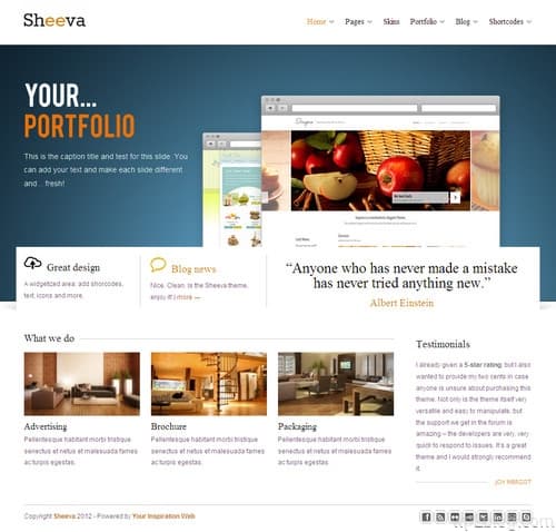 Sheeva WordPress Theme