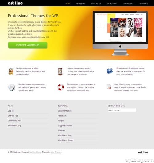 ArtLine WordPress Theme