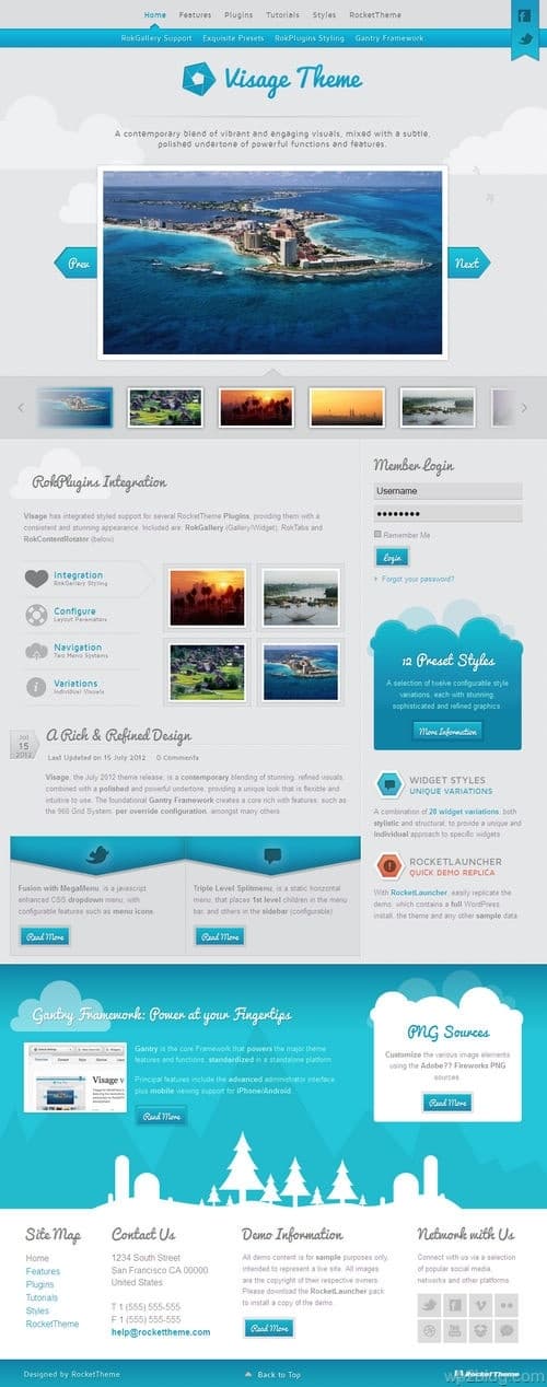 Visage WordPress Theme