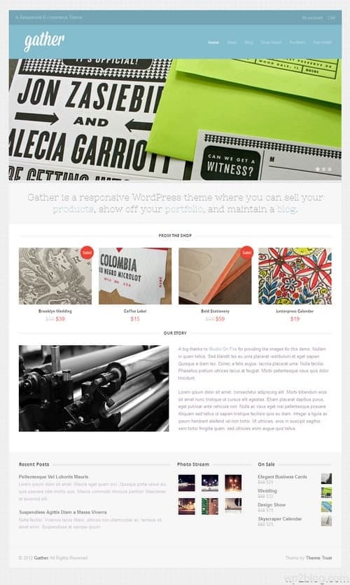 Gather WordPress Theme