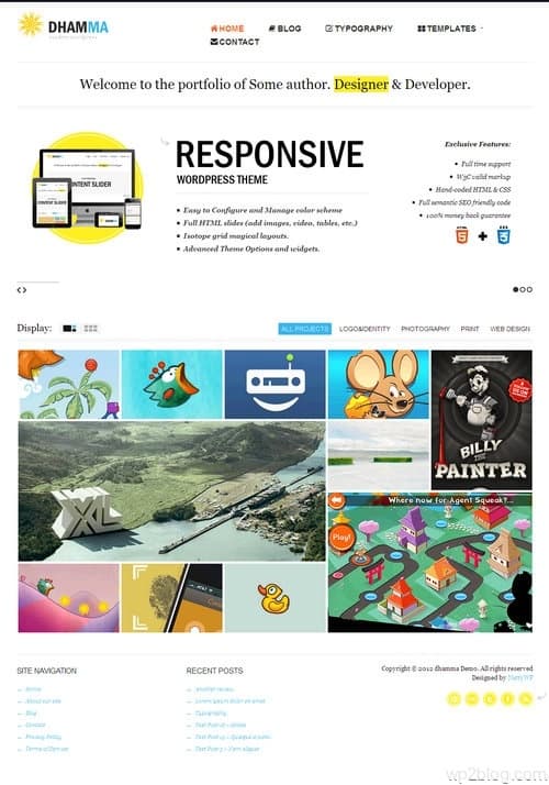 Dhamma WordPress Theme