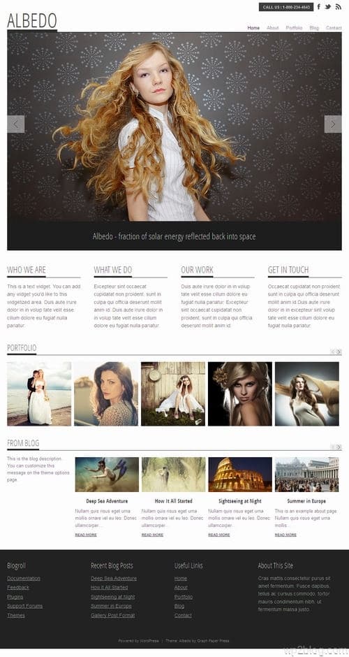 Albedo WordPress Theme