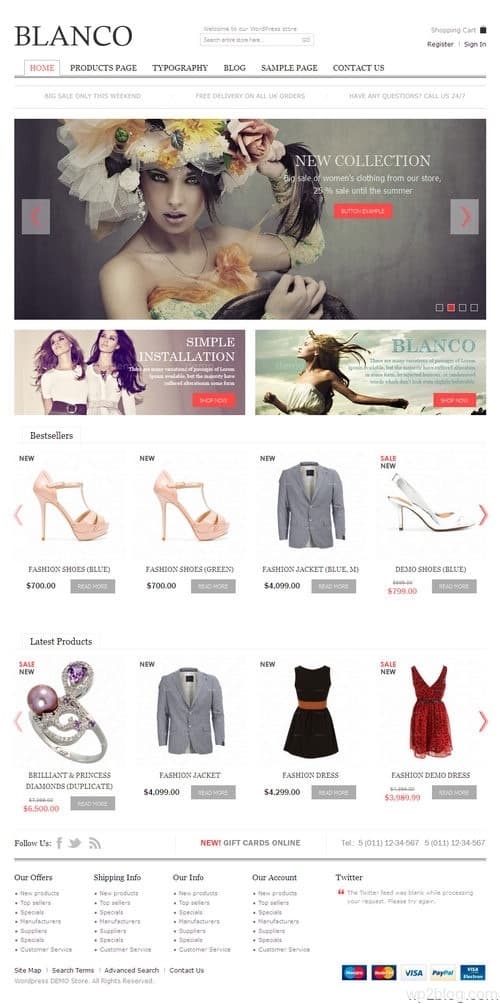 Blanco WordPress Theme