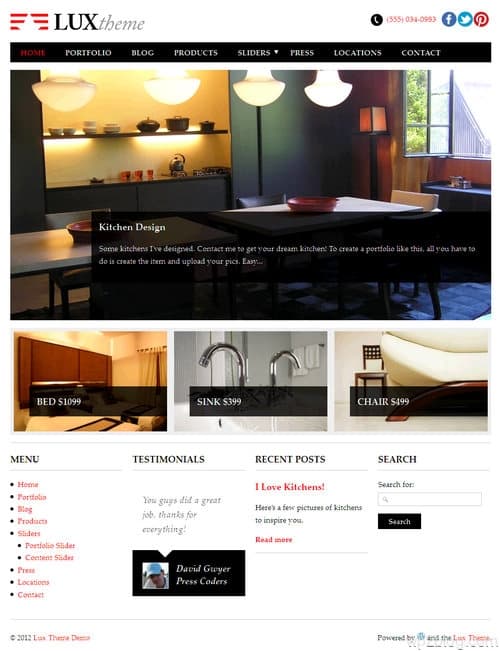 Lux WordPress Theme