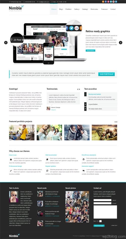 Nimble WordPress Theme