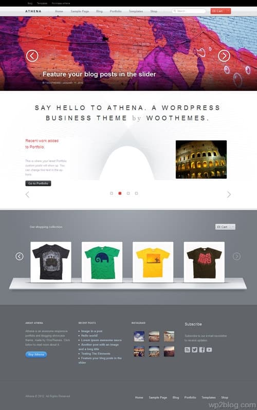 Athena WordPress Theme