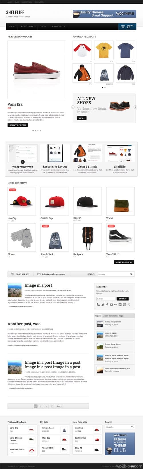 shelflife wordpress theme