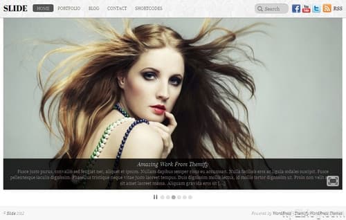 Slide WordPress Theme