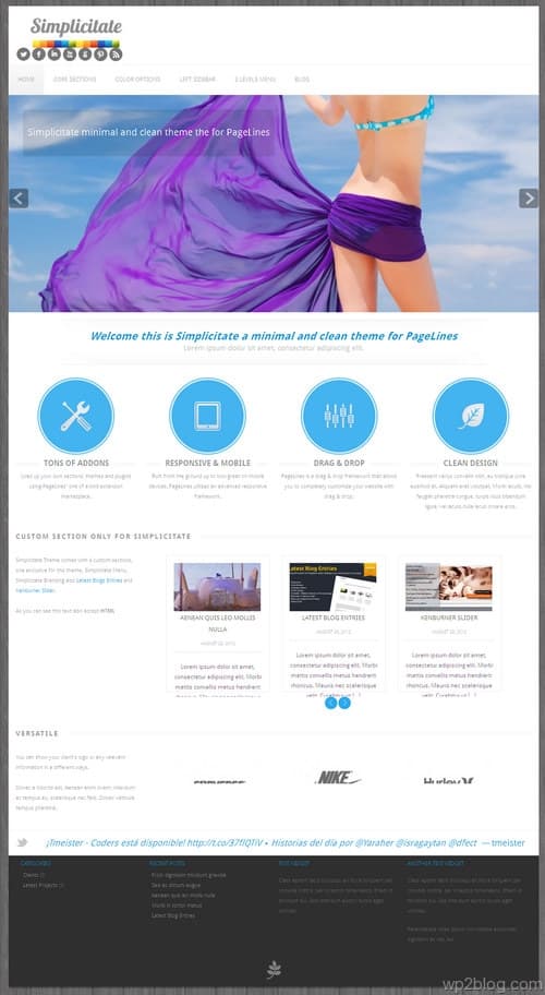 Simplicitate WordPress Theme