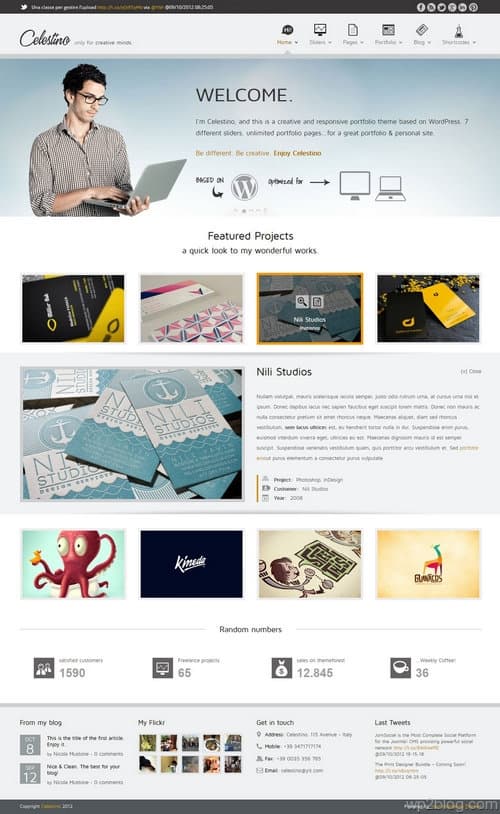 Celestino WordPress Theme