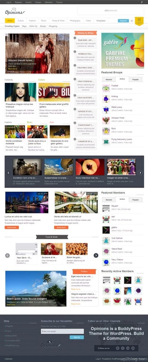 Opinions WordPress Theme