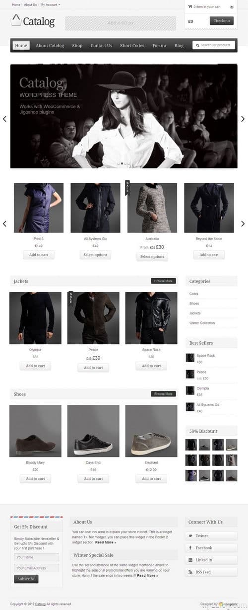 Catalog WordPress Theme