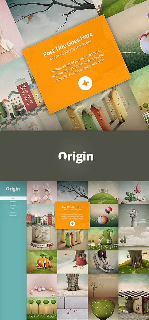 Origin Theme Preview