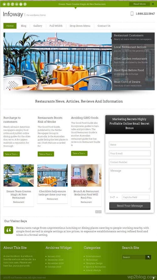 Infoway WordPress Theme