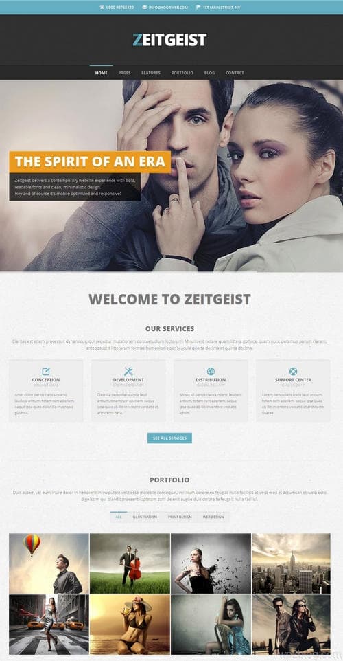 Zeitgeist WordPress Theme