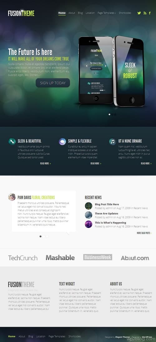 Fusion WordPress Theme