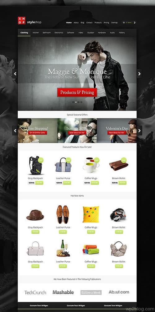 Styleshop Theme Preview