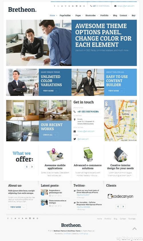 Bretheon WordPress Theme