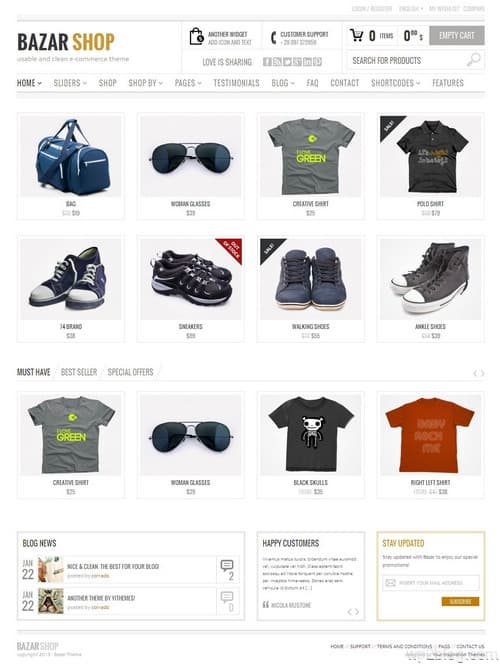 Bazar Shop WordPress Theme