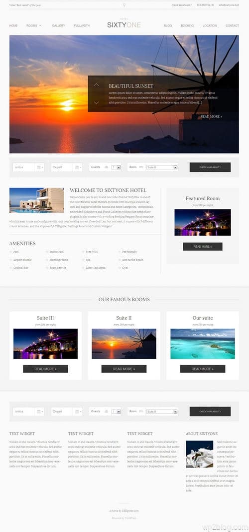 SixtyOne WordPress Theme