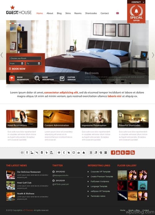 Guesthouse WordPress Theme