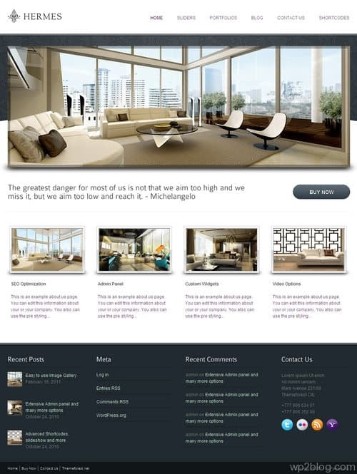 Hermes WordPress Theme