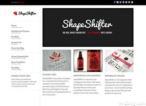 ShapeShifter 2 Responsive WordPress Theme