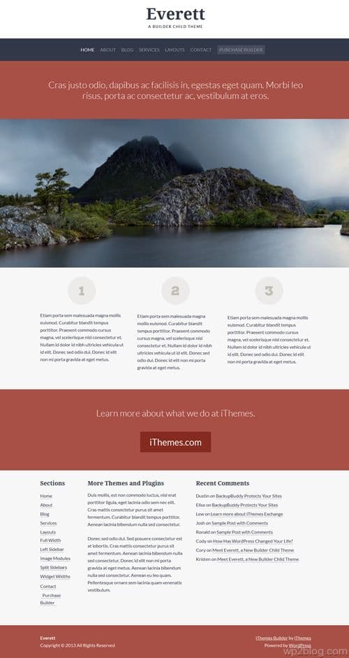 Everett WordPress Theme