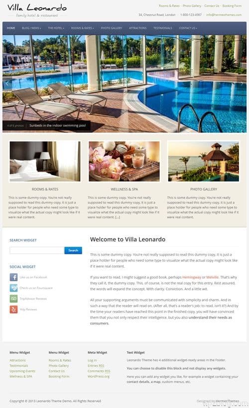 Leonardo WordPress Theme