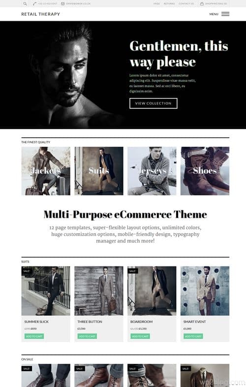 Retail Therapy WordPress Theme