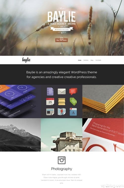 Baylie WordPress Theme