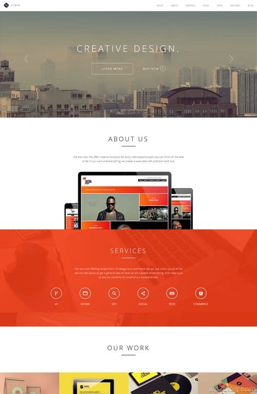 Visia WordPress Theme