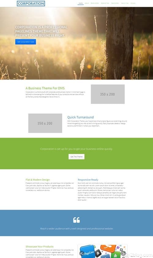 Corporation BMS Child Theme