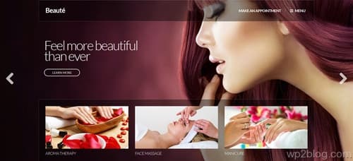 Beauté WordPress Theme