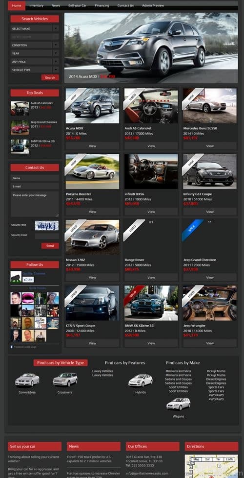 Automotive WordPress Theme