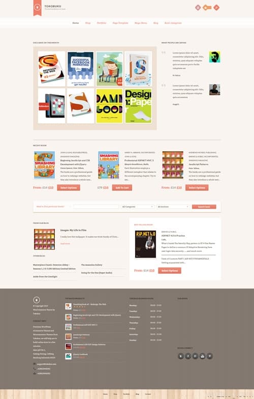 Raakbookoo WordPress Theme