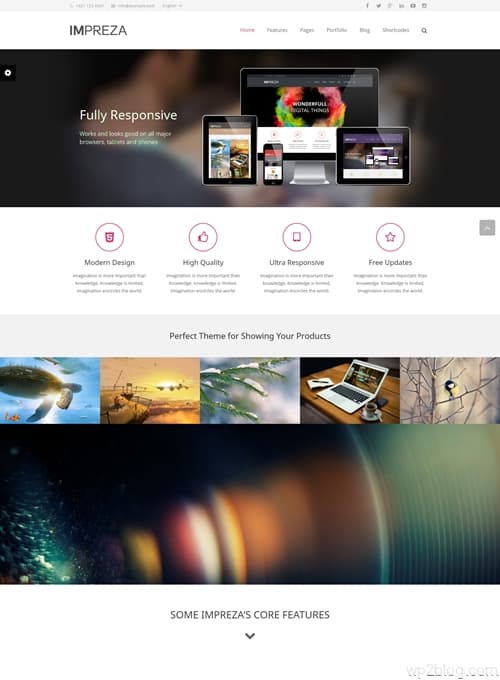 Impreza WordPress Theme