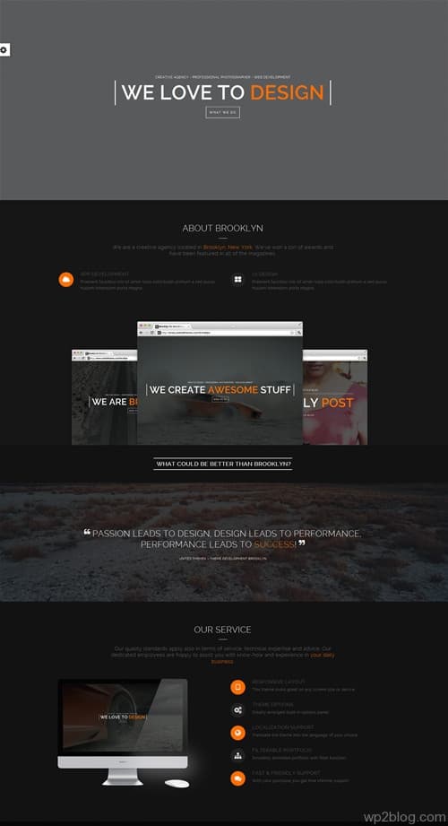 Brooklyn WordPress Theme