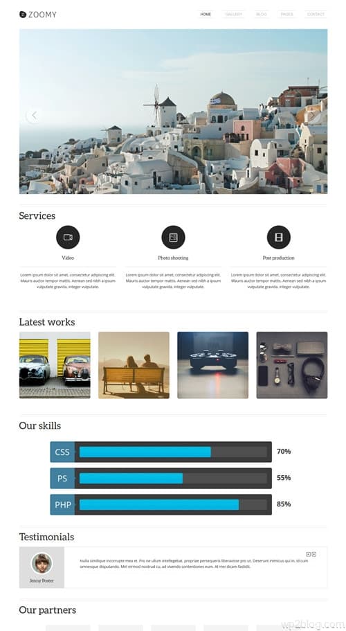 Zoomy WordPress Theme