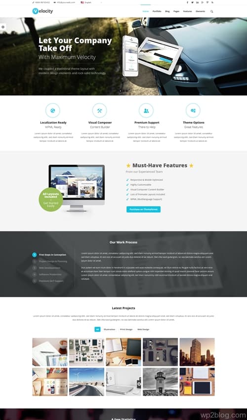 Velocity WordPress Theme