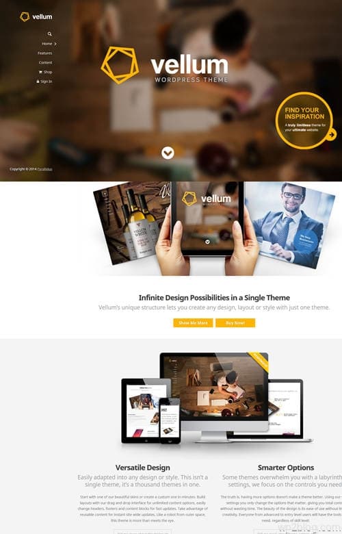 Vellum WordPress Theme