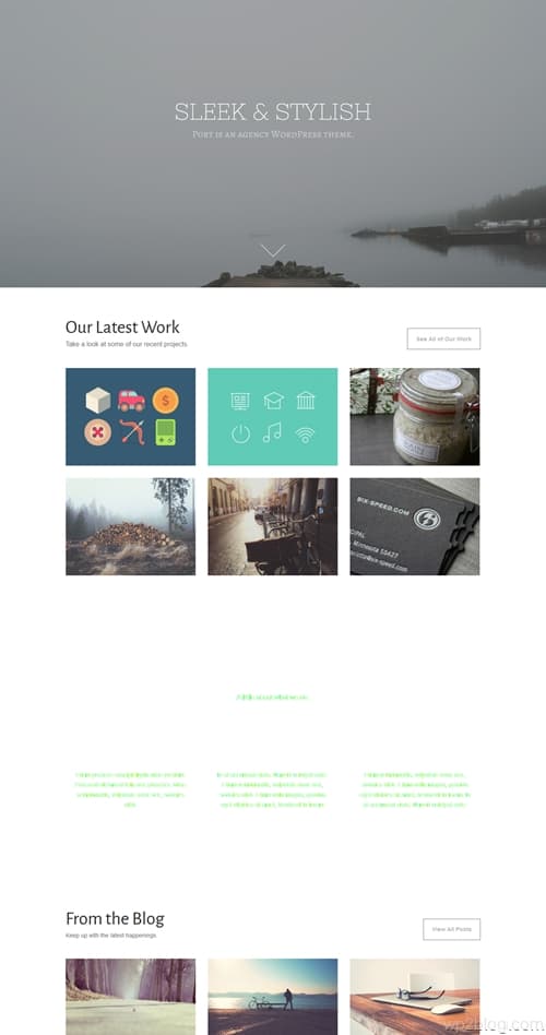 Port WordPress Theme