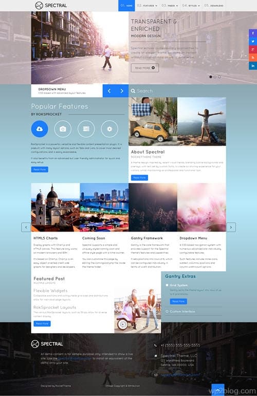 Spectral WordPress Theme