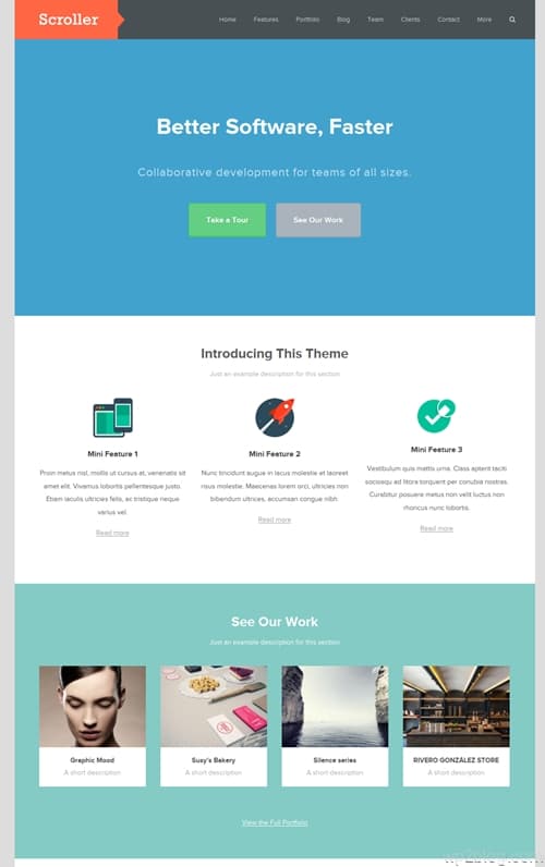 Scroller WordPress Theme