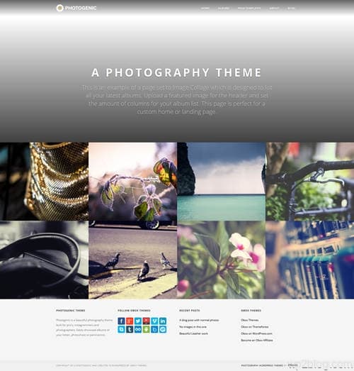 Photogenic WordPress Theme