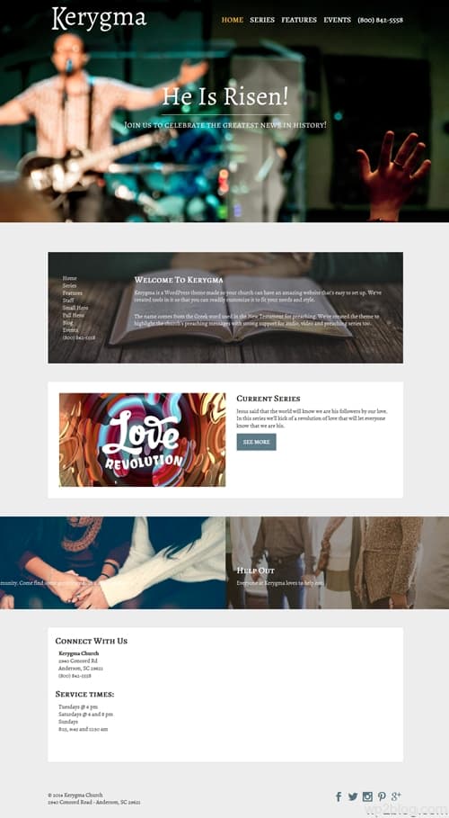 Kerygma WordPress Theme